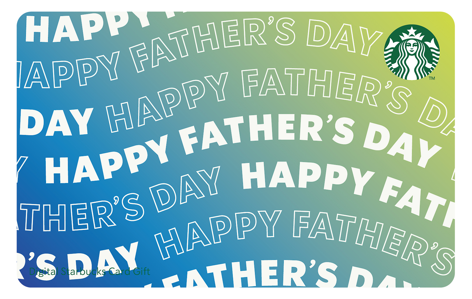 父の日におすすめのデジタル スターバックス カード ギフト