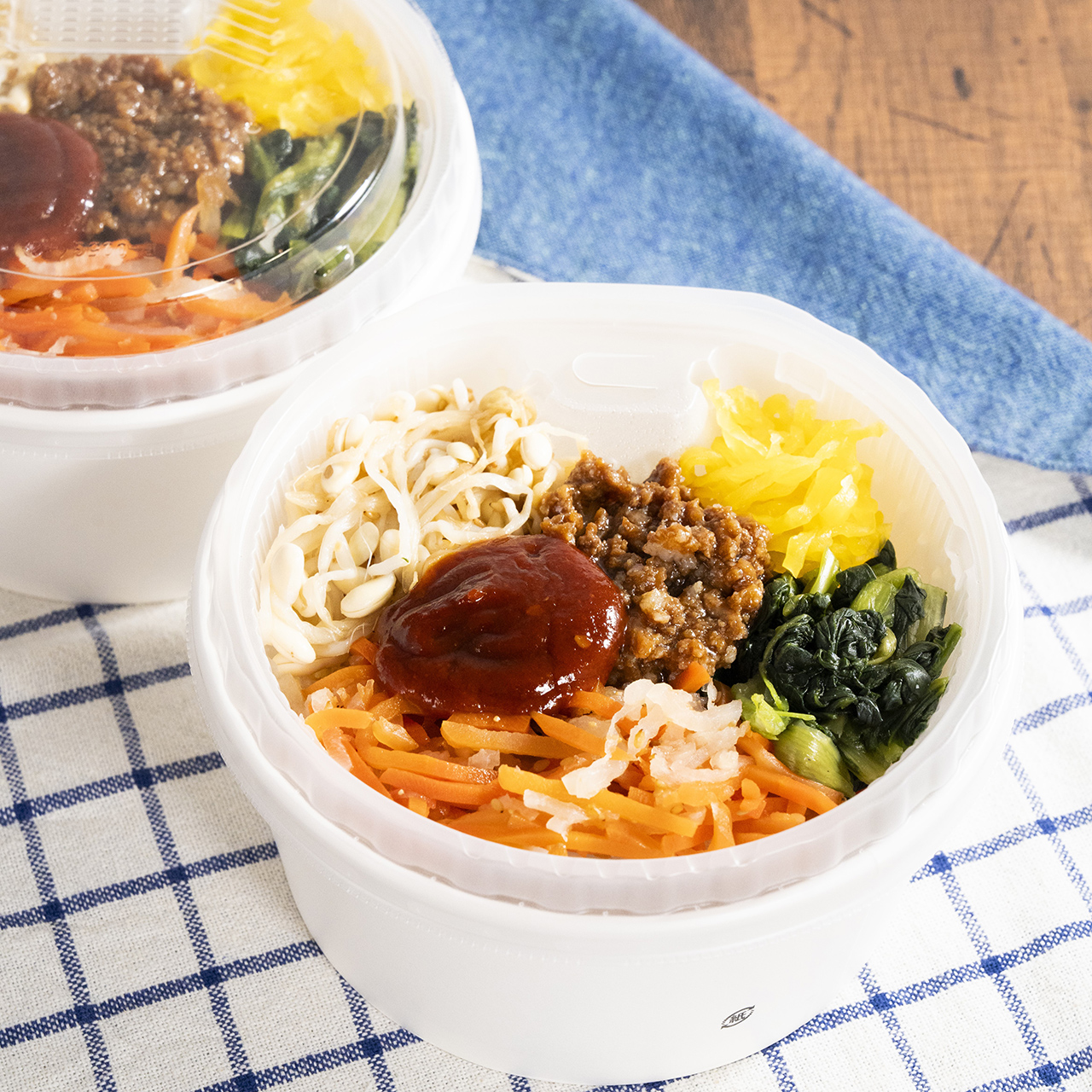 特製辛みそたれで食べる！旨辛ビビンバ（538円）