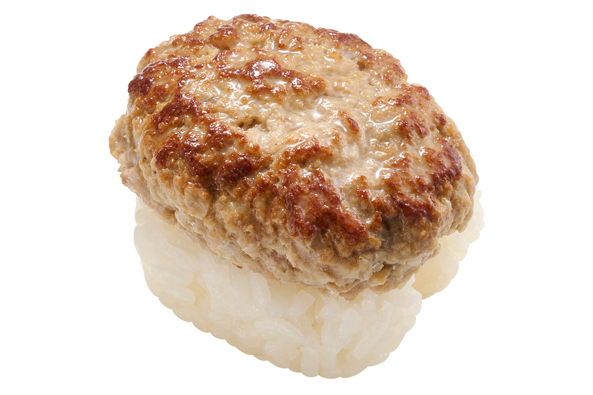 「まるごとハンバーグにぎり」（120円～）