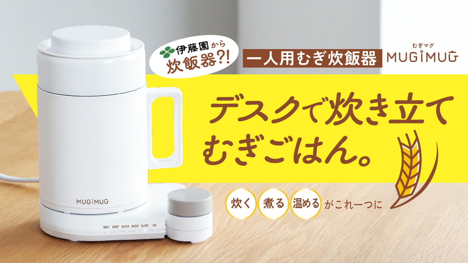 伊藤園「MUGIMUG（むぎマグ）」