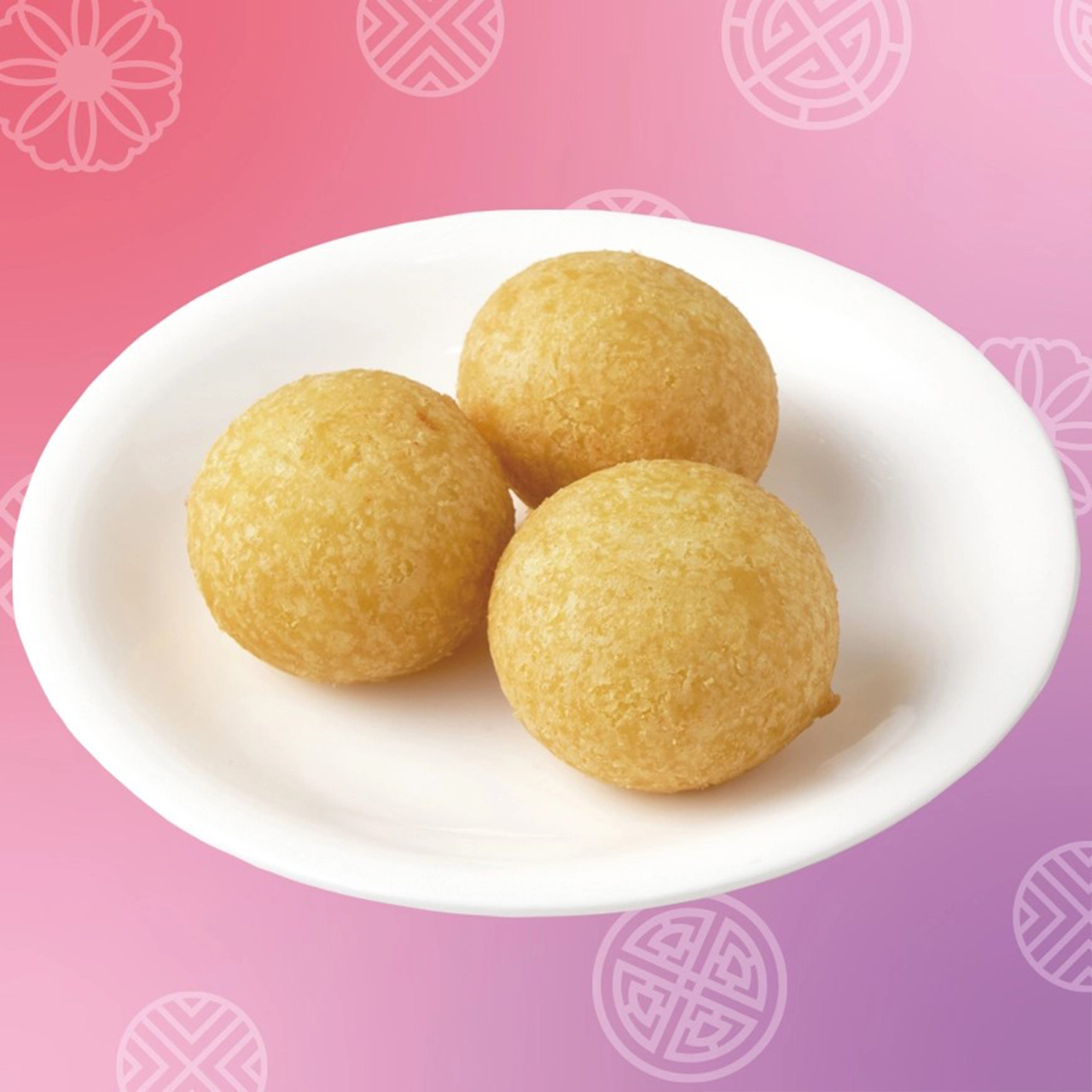 「お店で揚げたチーズボール（3個入り）」（186円）