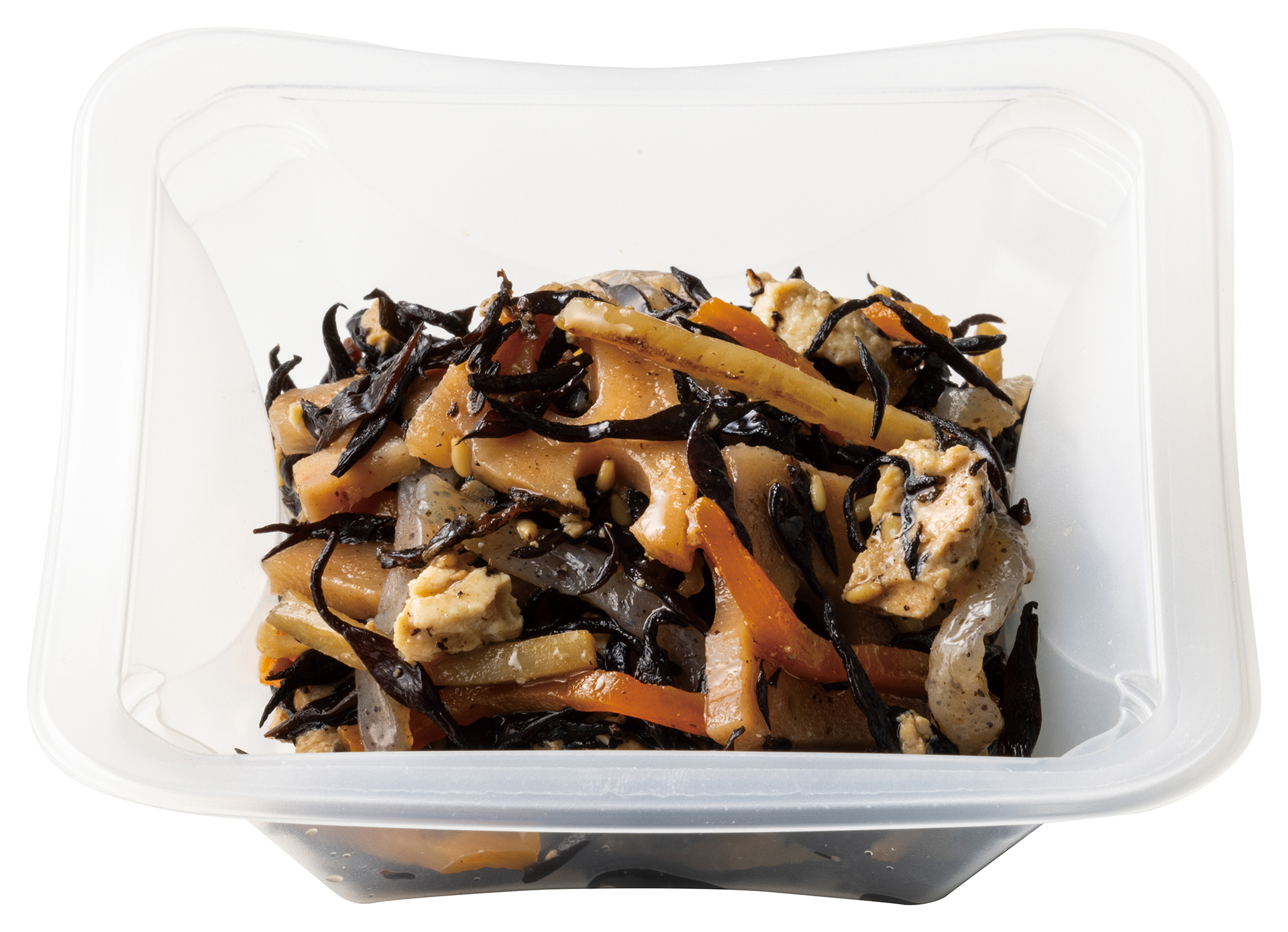 「6種具材のひじき煮」（180円）