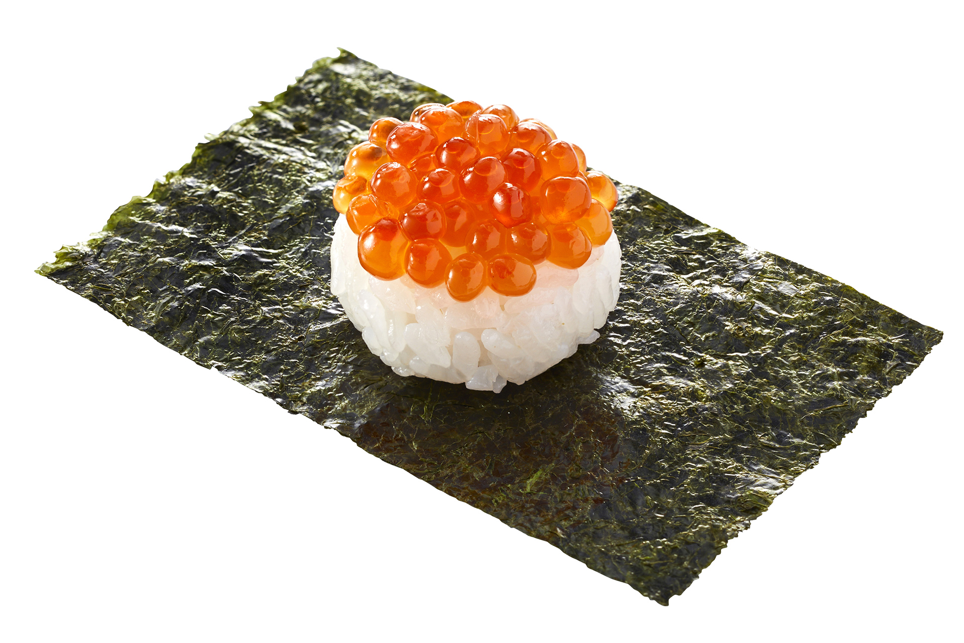 「いくら包み（1貫）」（110円～）
