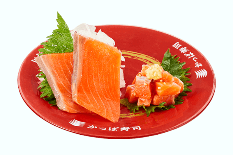 ちょこっと刺身盛り～サーモン＆サーモンぶつ～