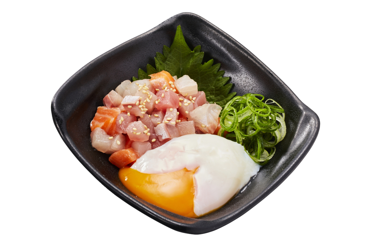 海鮮ユッケとろ～り玉子添え