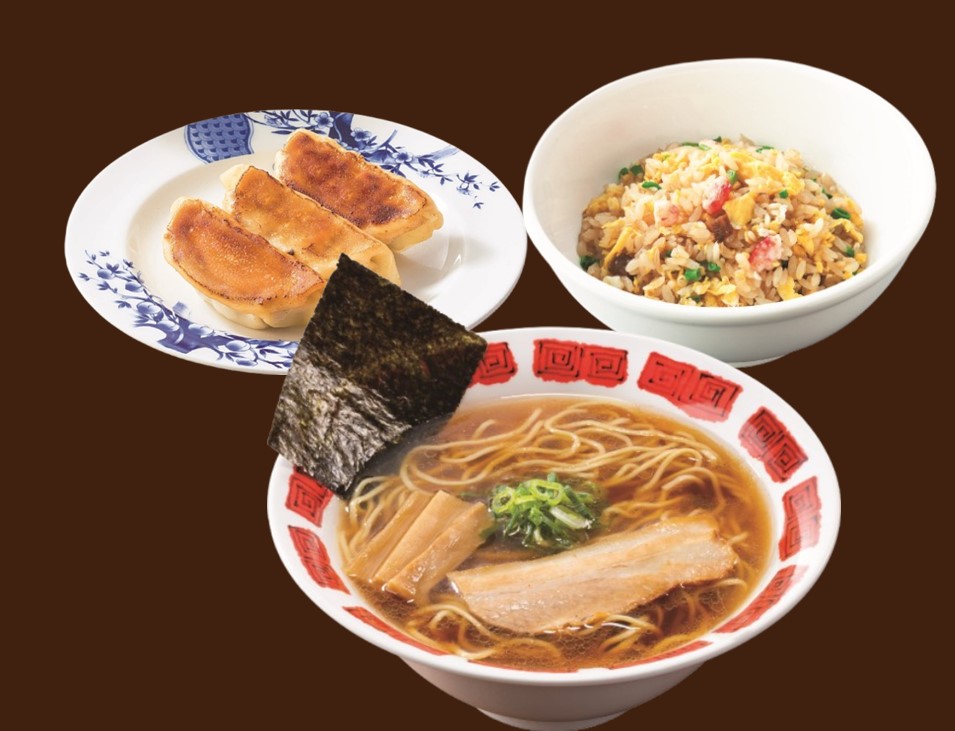 ［New］「RGC定食（ラーメン・餃子3コ・半チャーハン）」（989円）