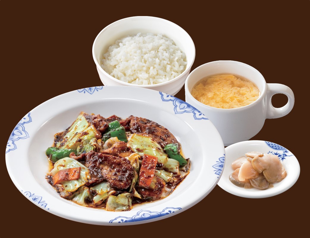 「ホイコーロウ定食」（912円）