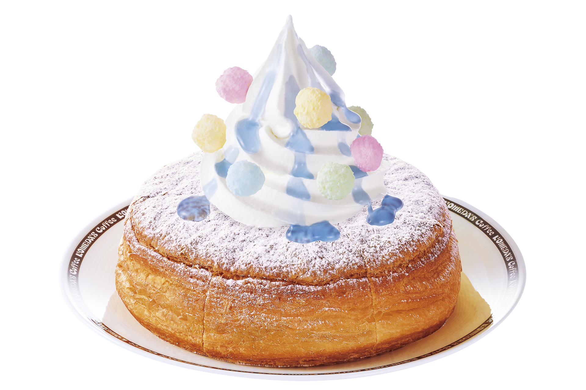 コメダ珈琲店「クッピーラムネ シロノワール」（860円～920円）