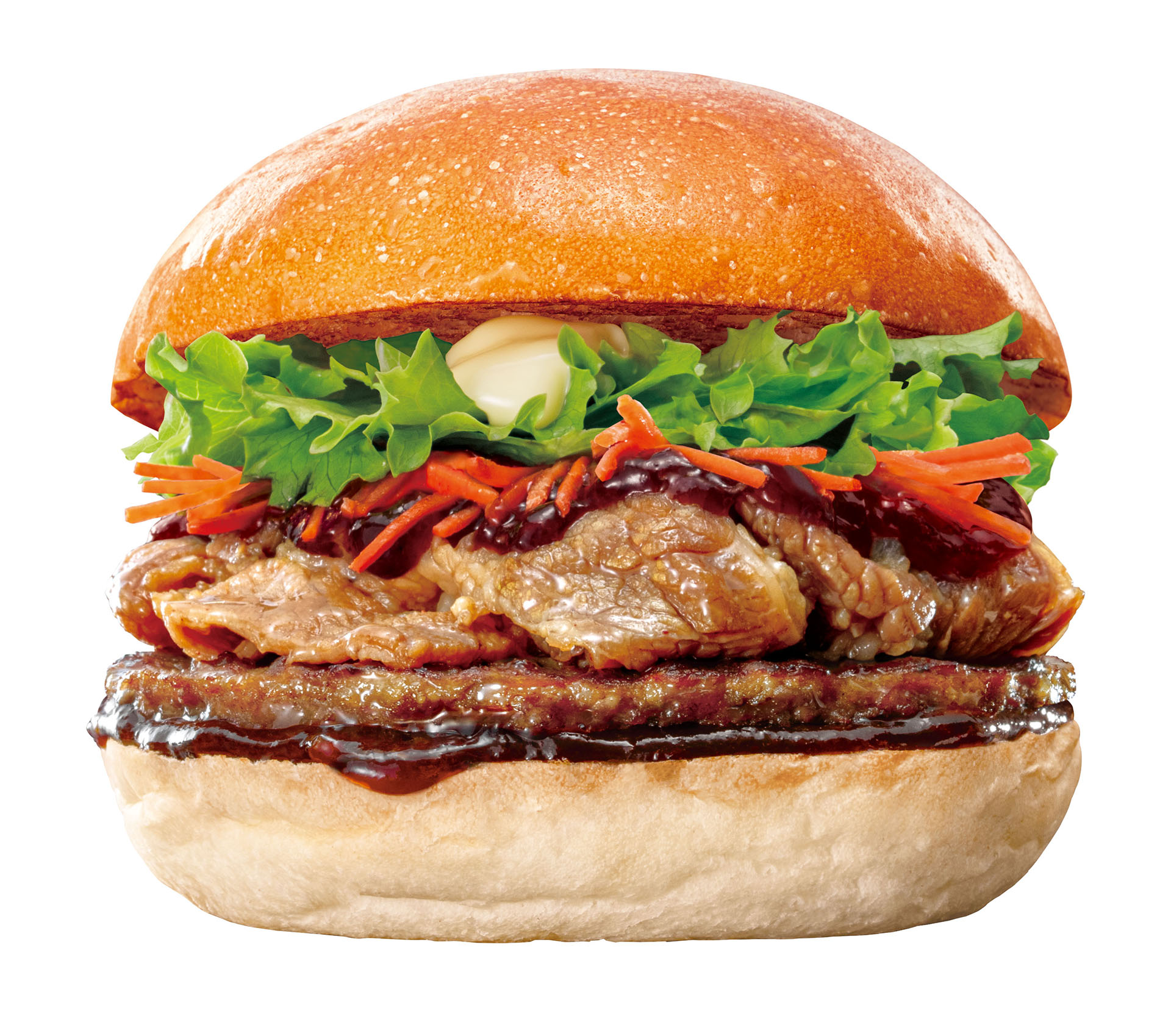 「牛プルコギバーガー」（540円）