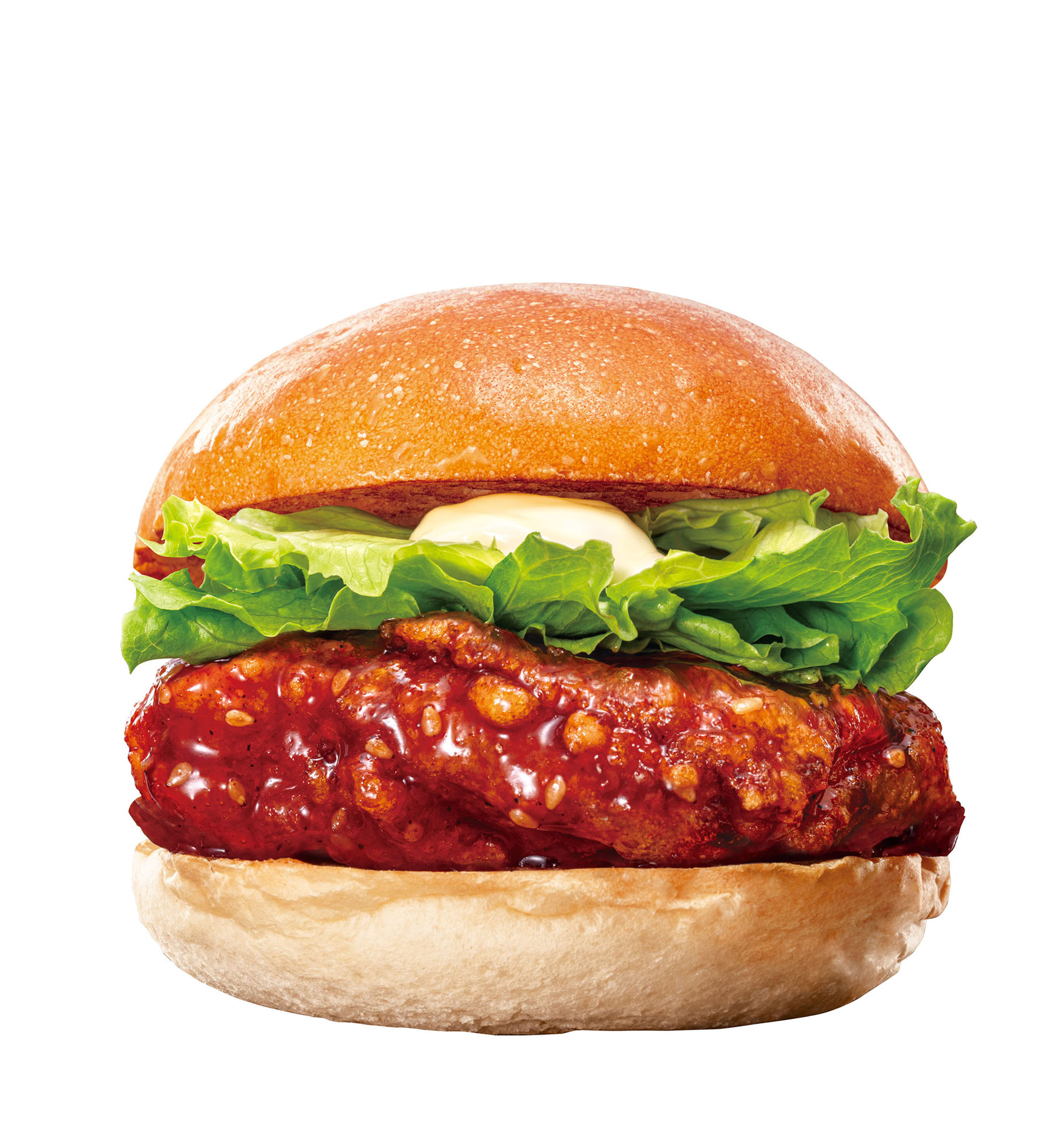 「ヤンニョムチキンバーガー」（490円）