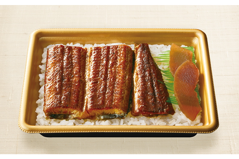 「うなぎ蒲焼重」（1880円）