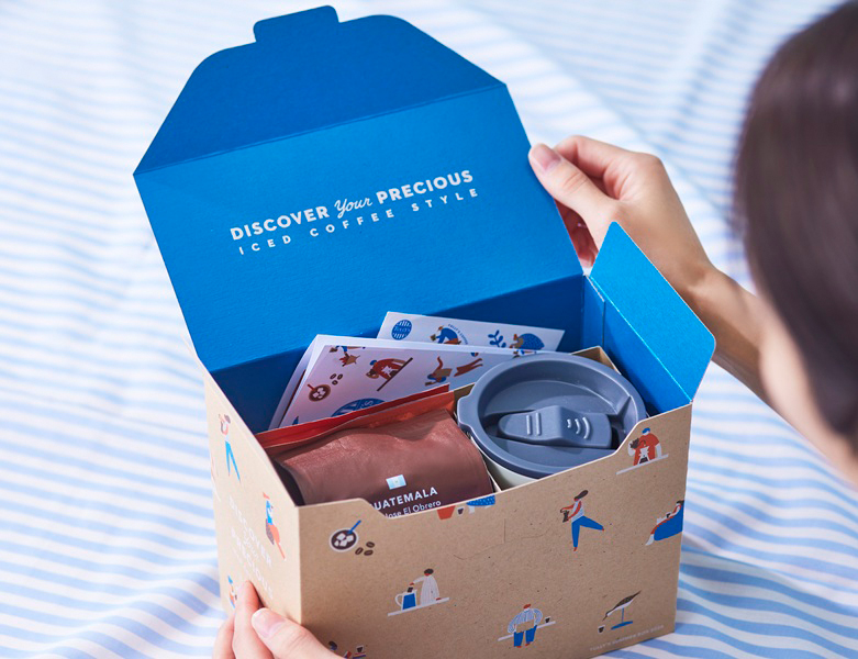 「DISCOVER Your PRECIOUS ICED COFFEE STYLE」のメッセージ