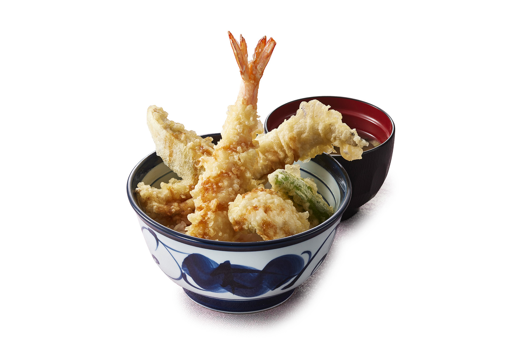「夏ご馳走天丼（みそ汁付）」（1580円）