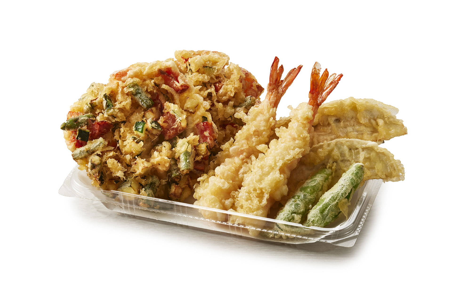 「お得夏野菜の天ぷら盛合わせ 2人前」（1300円）