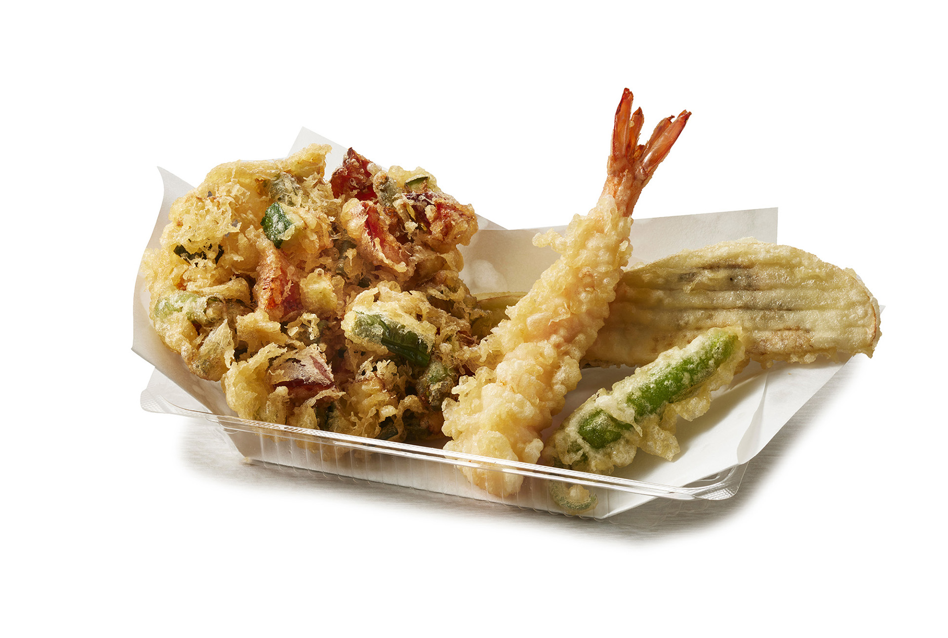 「夏野菜の天ぷら盛合わせ 1人前」（660円）