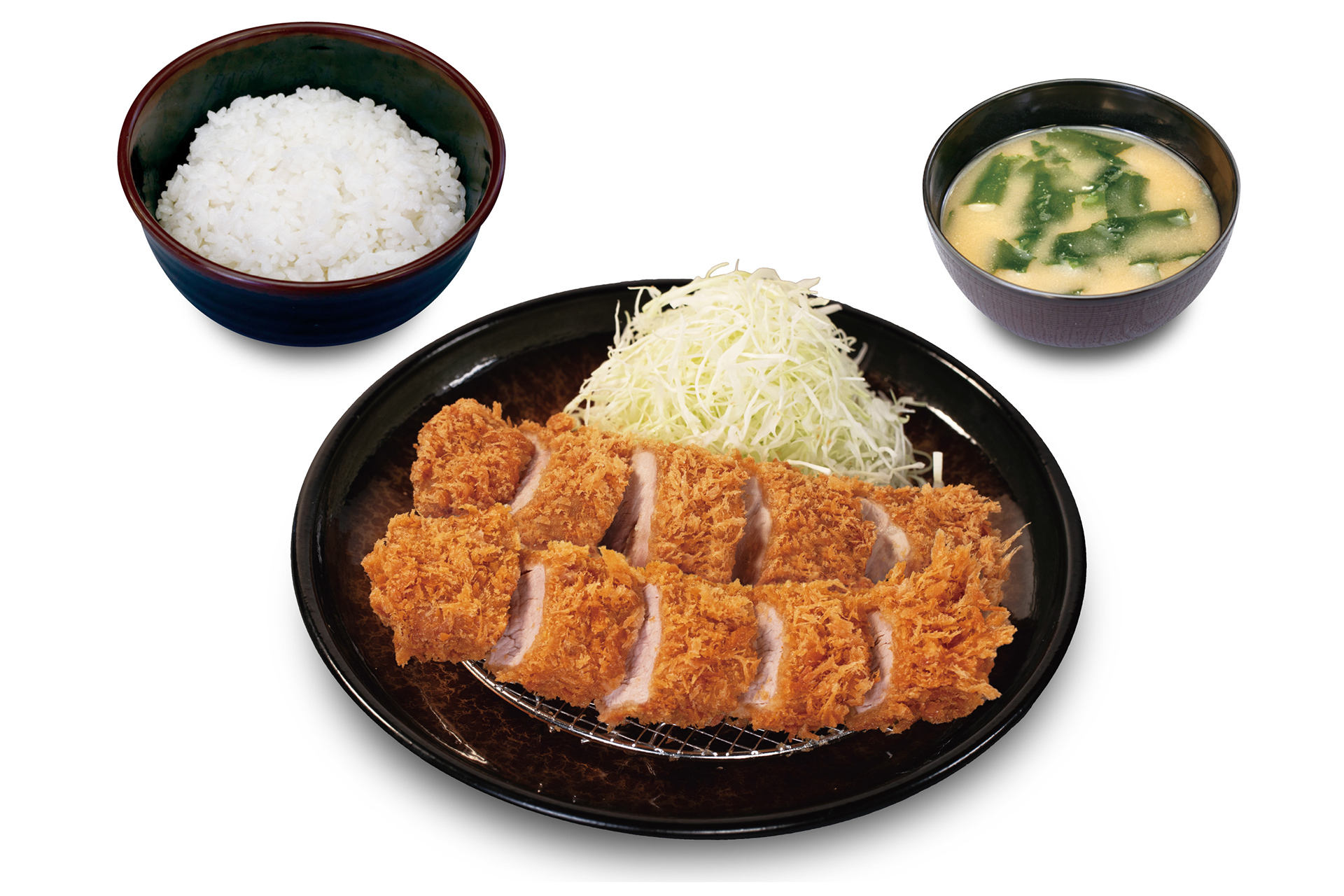 ダブル丸太ヒレかつ定食（1550円）