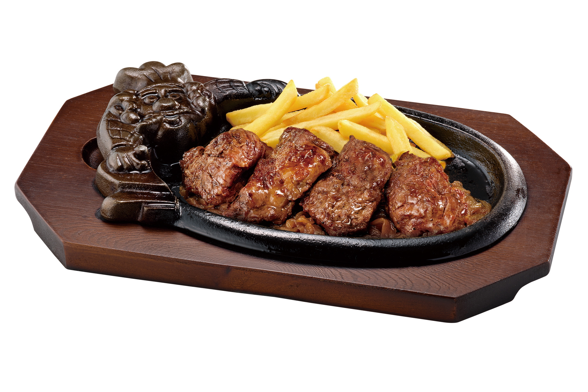 炭焼きUS産 黒毛アンガスビーフカットステーキ