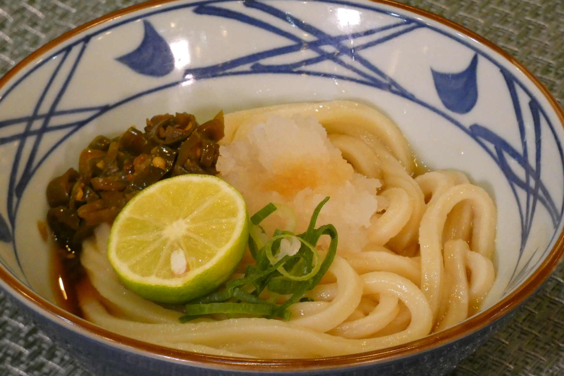 青唐おろしぶっかけうどん