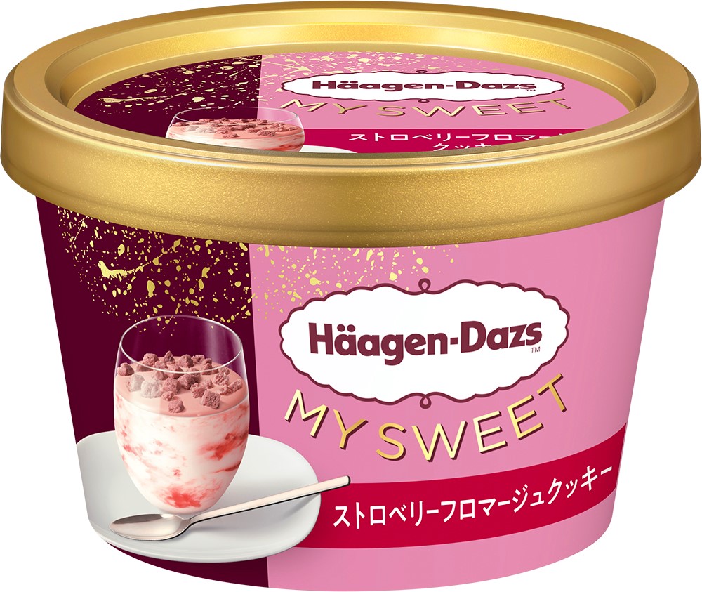 ハーゲンダッツ マイスイート『ストロベリーフロマージュクッキー』