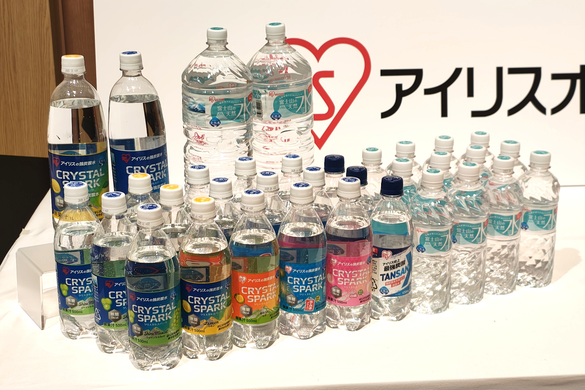 飲料水事業では、これまではミネラルウォーターや炭酸水を主に扱ってきた
