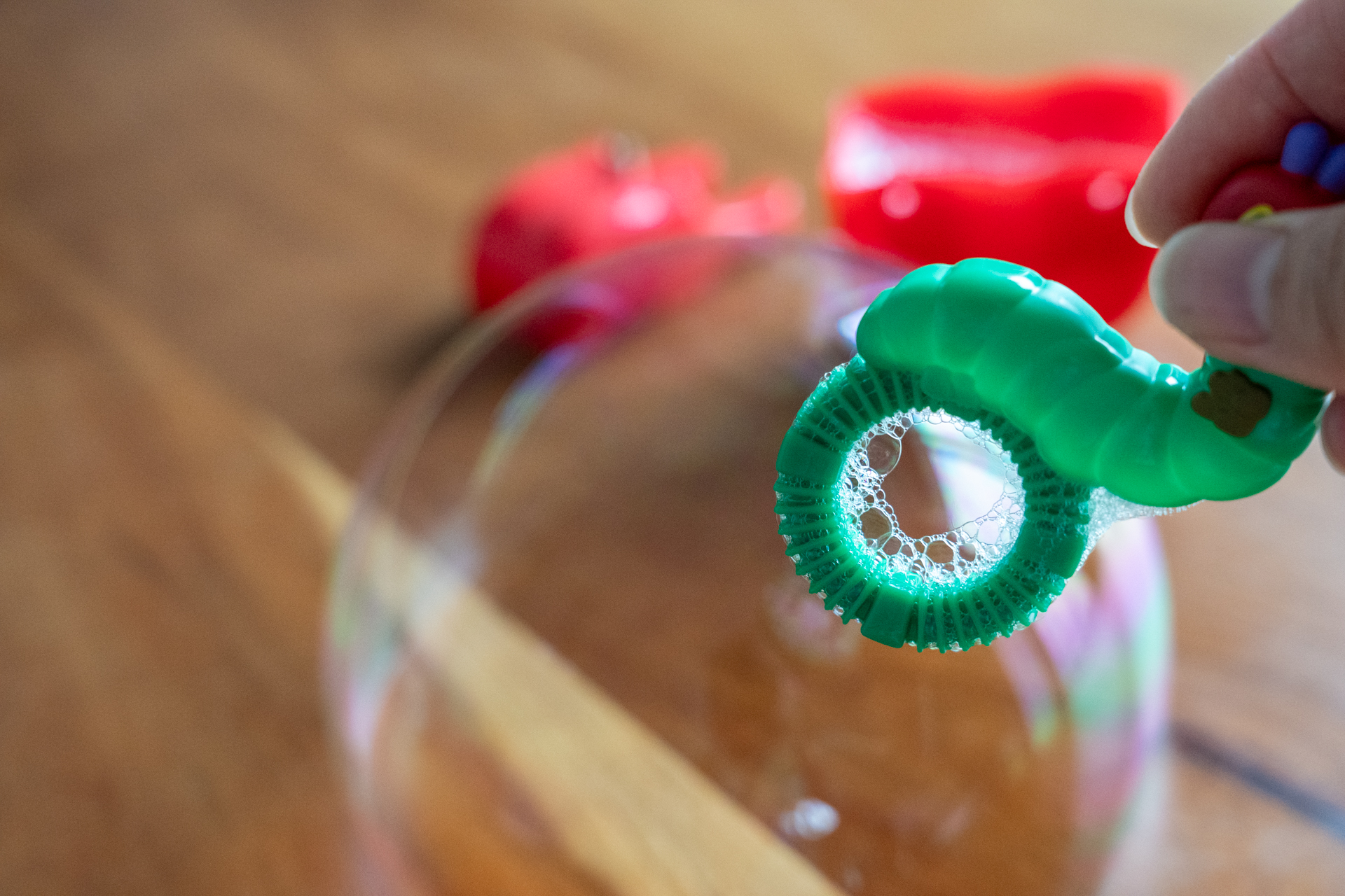 たまにやると楽しいシャボン玉