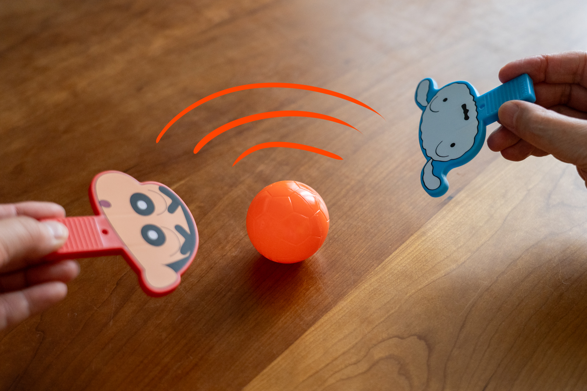 うまくラリーが続くかな？