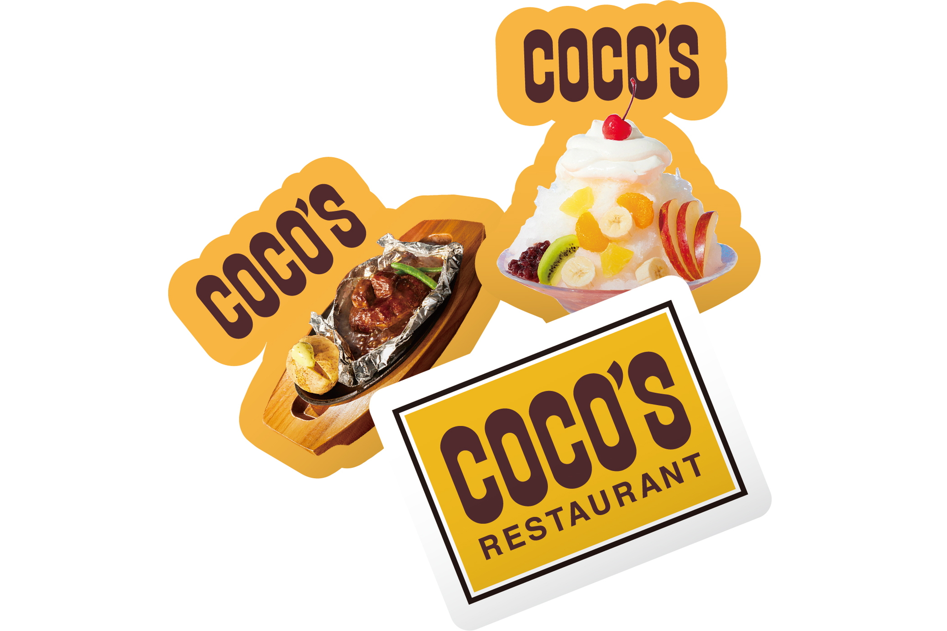 ココス ステッカー3枚セット