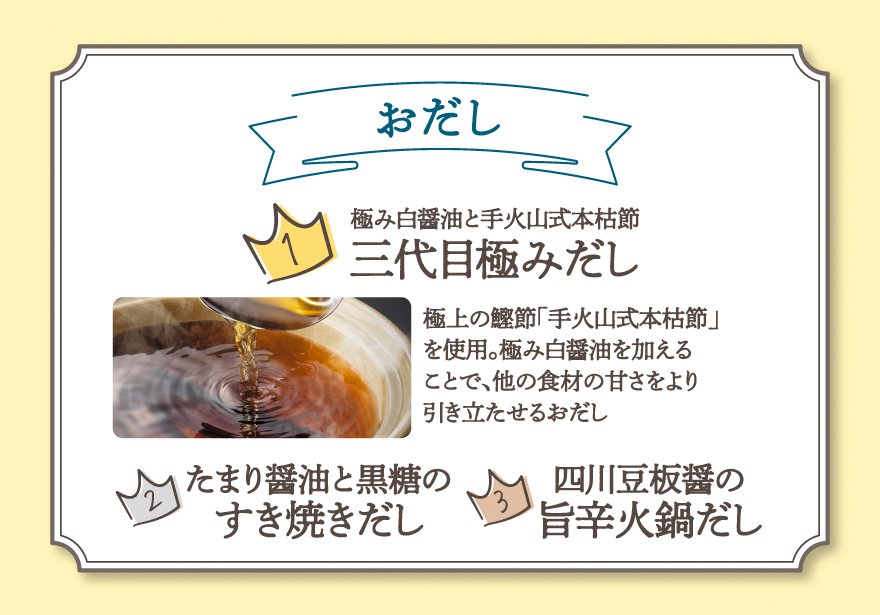 おだし 部門