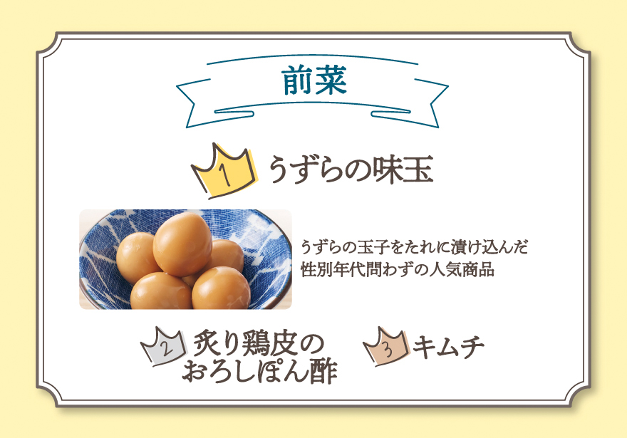前菜 部門