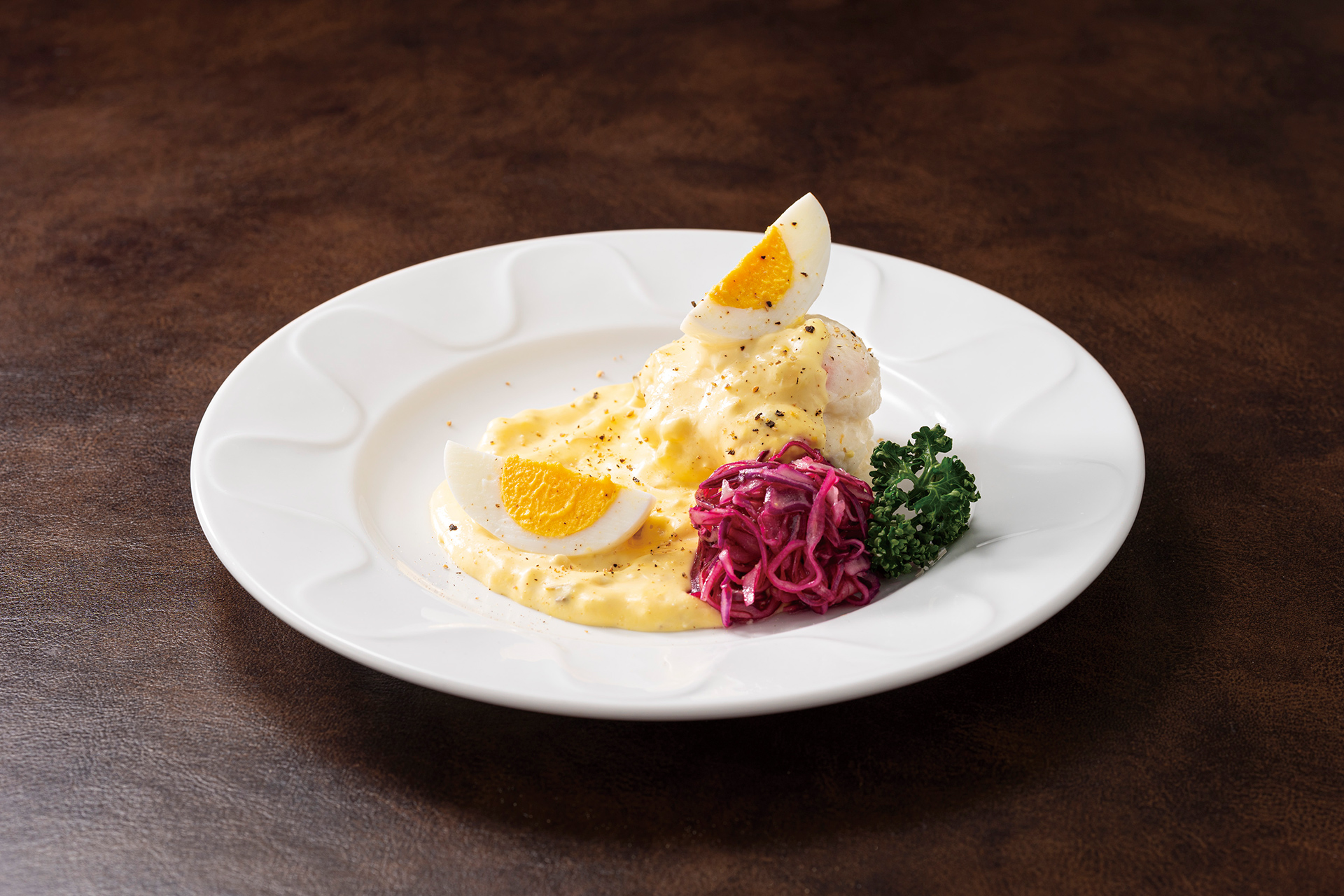 ポテトサラダ～ウフマヨ仕立て（594円）