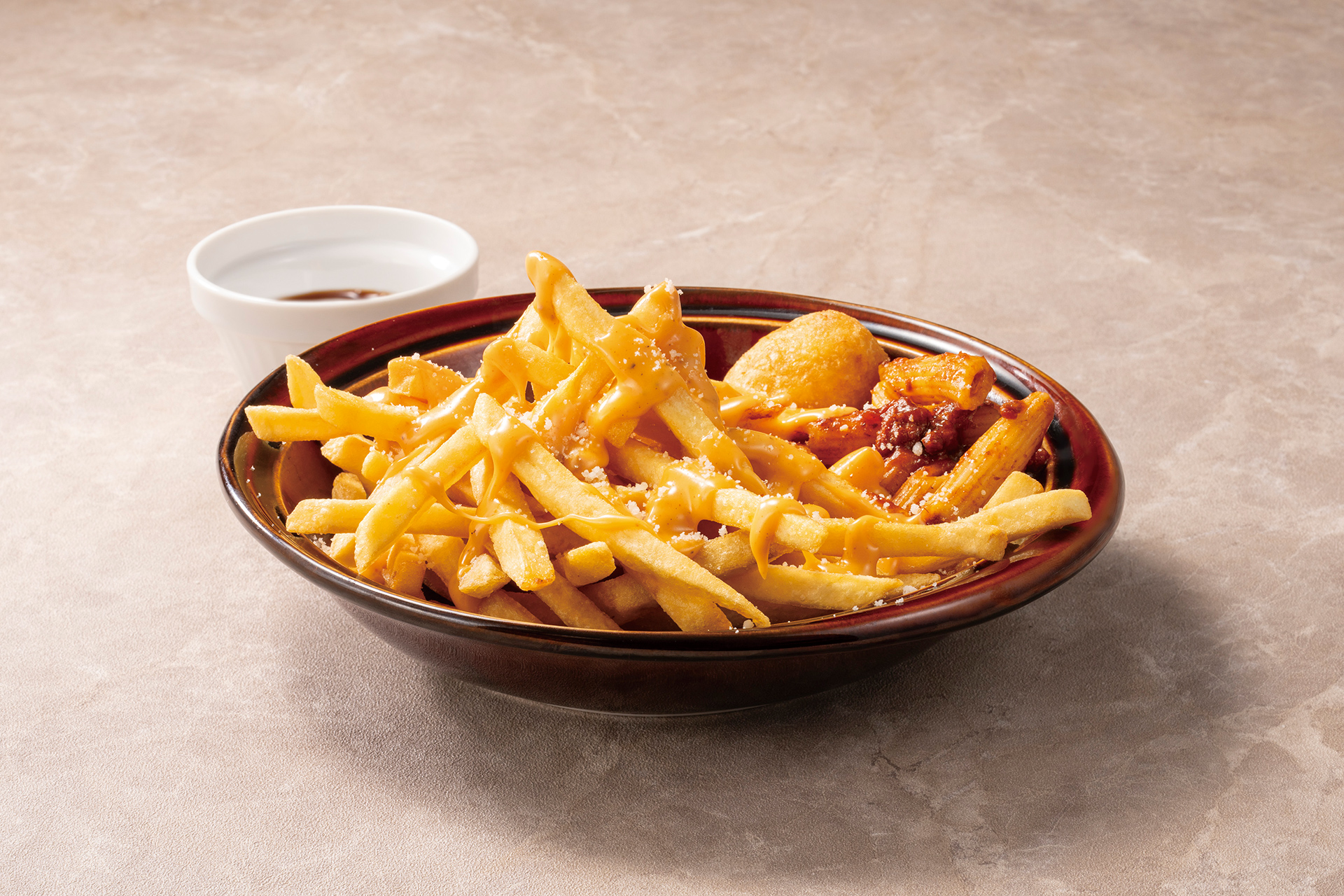 ローディットポテト～メキシカンチーズ・キャラメルハニーポテト・ミートペンネ（1199円）