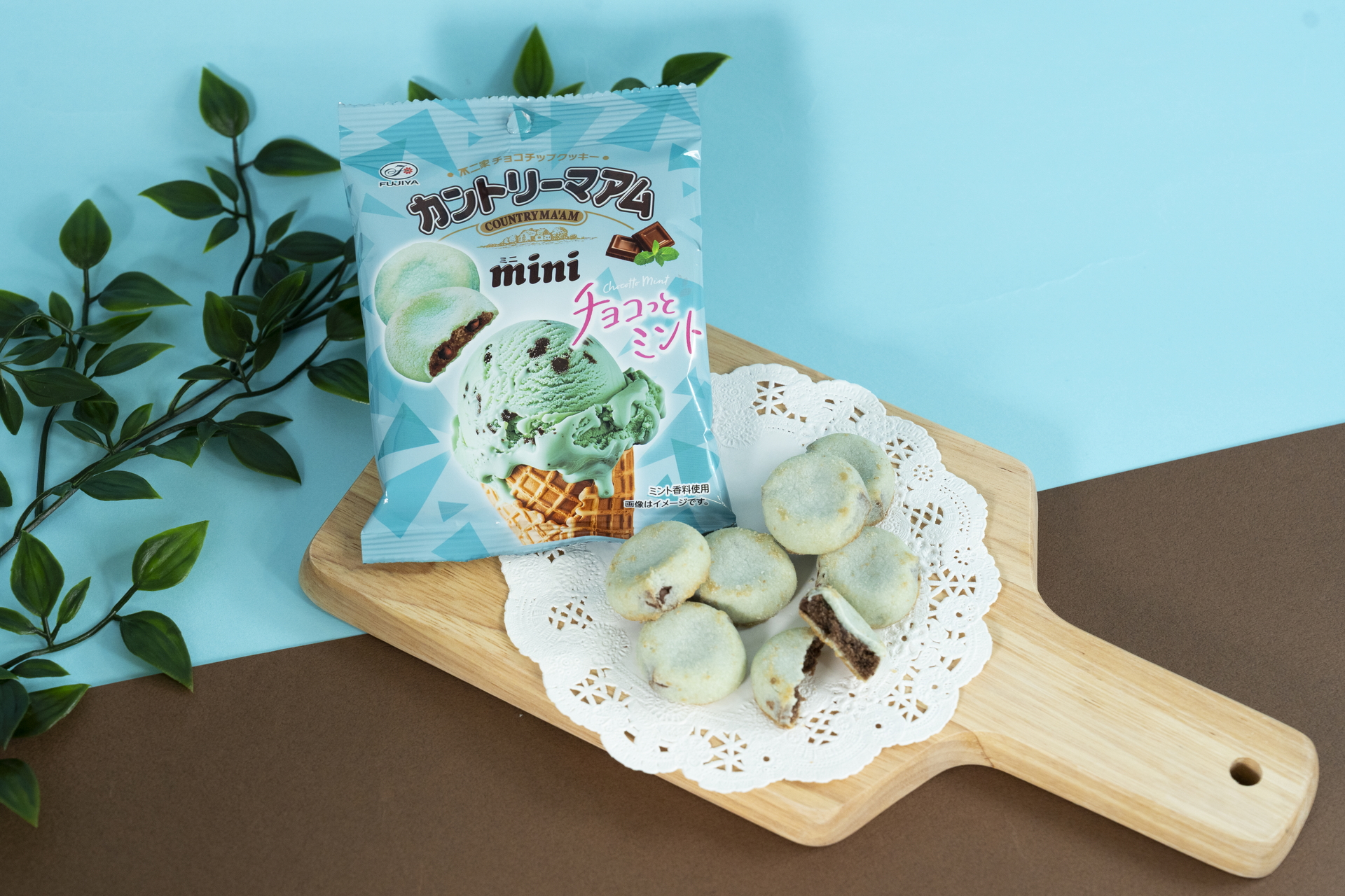 カントリーマアムミニ チョコっとミント（156円）