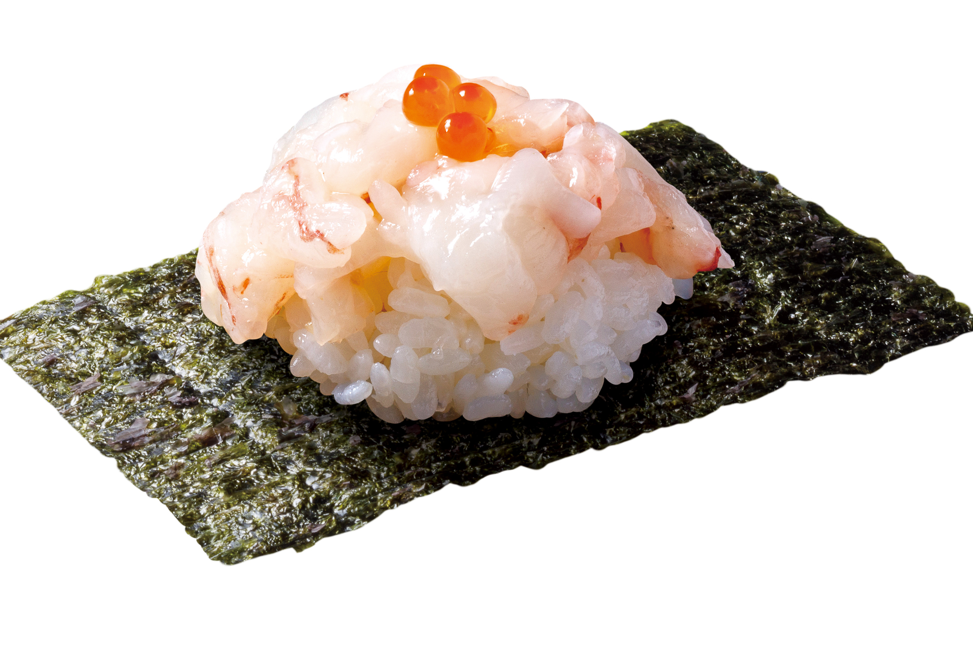 「山盛り 赤えびつつみ」（176円）