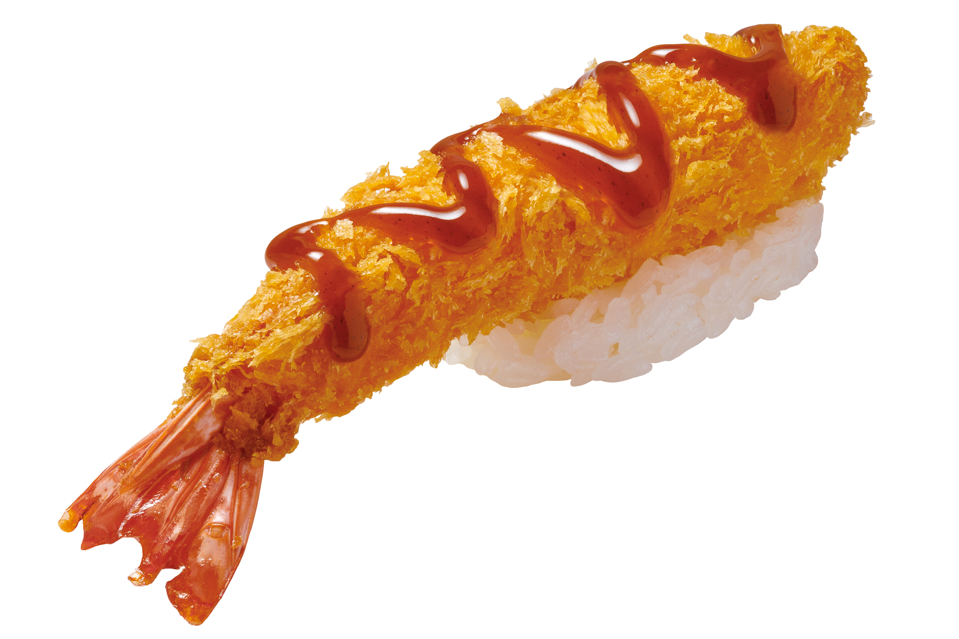 「大えびフライ握り（お好みソース）」（319円）