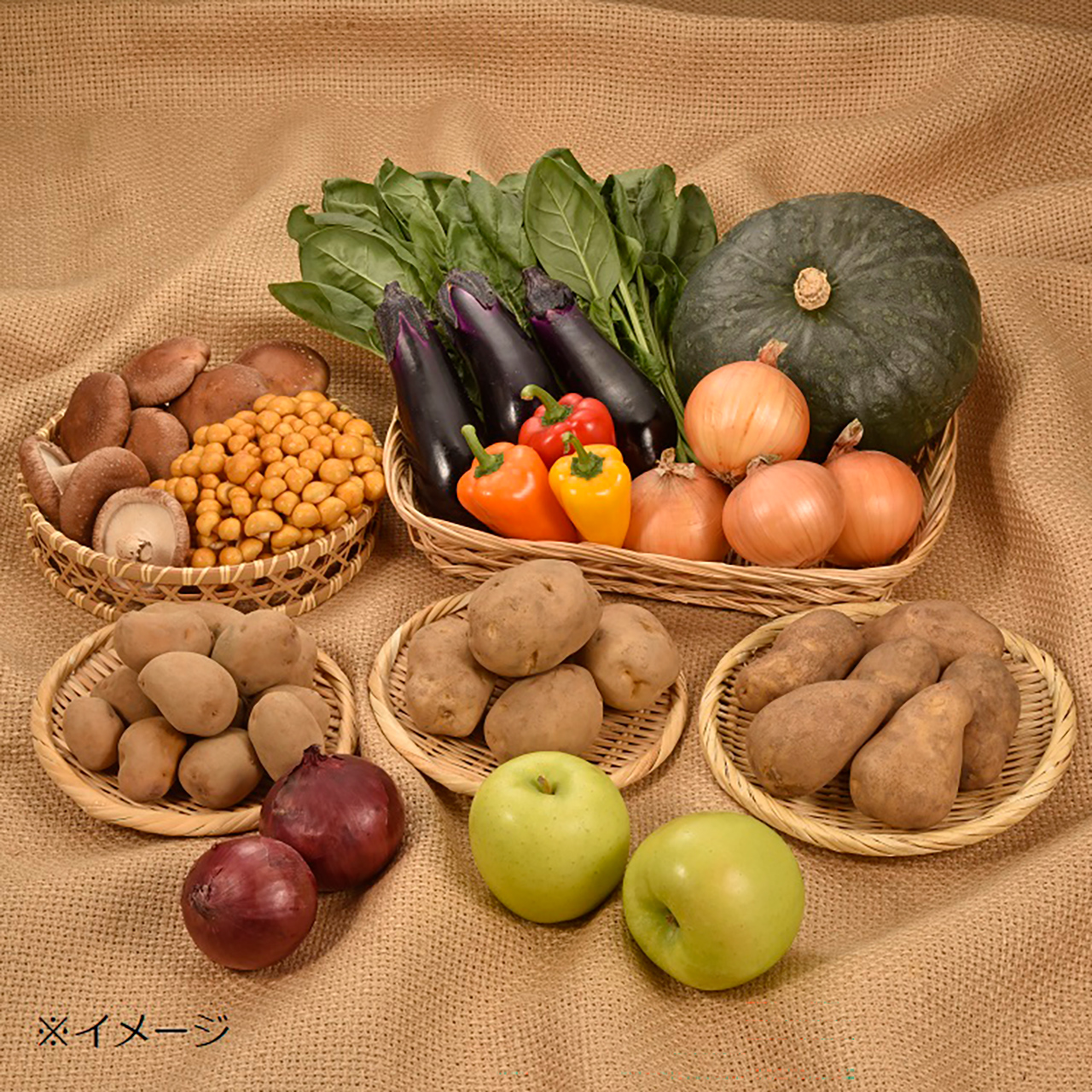 くるるの杜 おまかせ野菜セット（7199円）