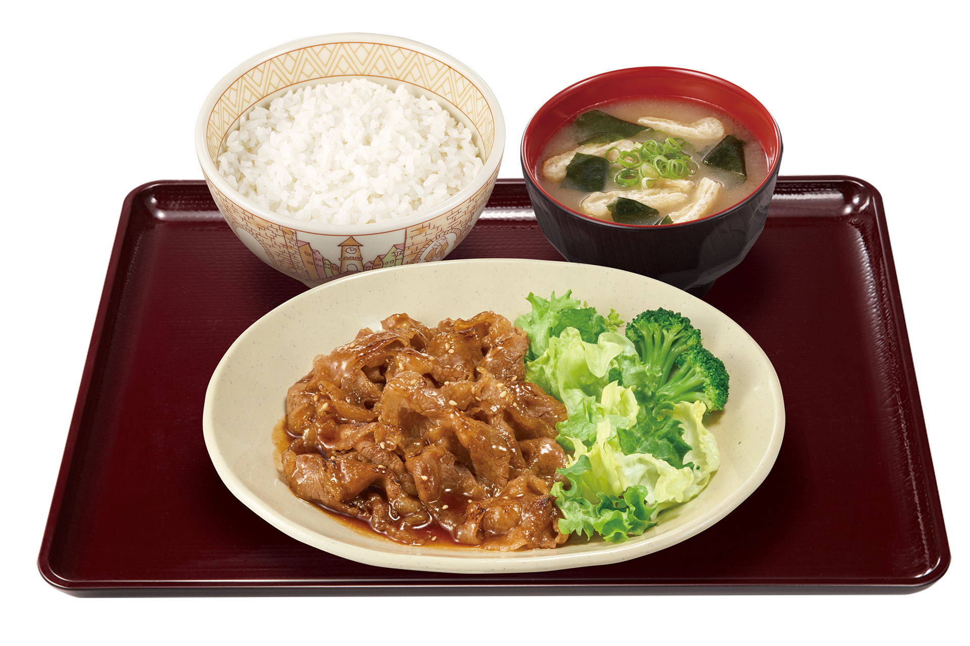 すき家「牛カルビ焼肉定食」