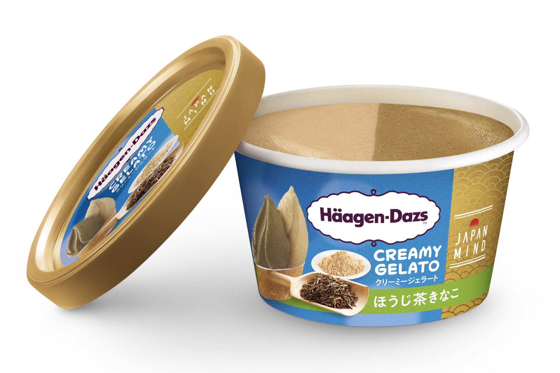 ハーゲンダッツ ミニカップ CREAMY GELATO ほうじ茶きなこ