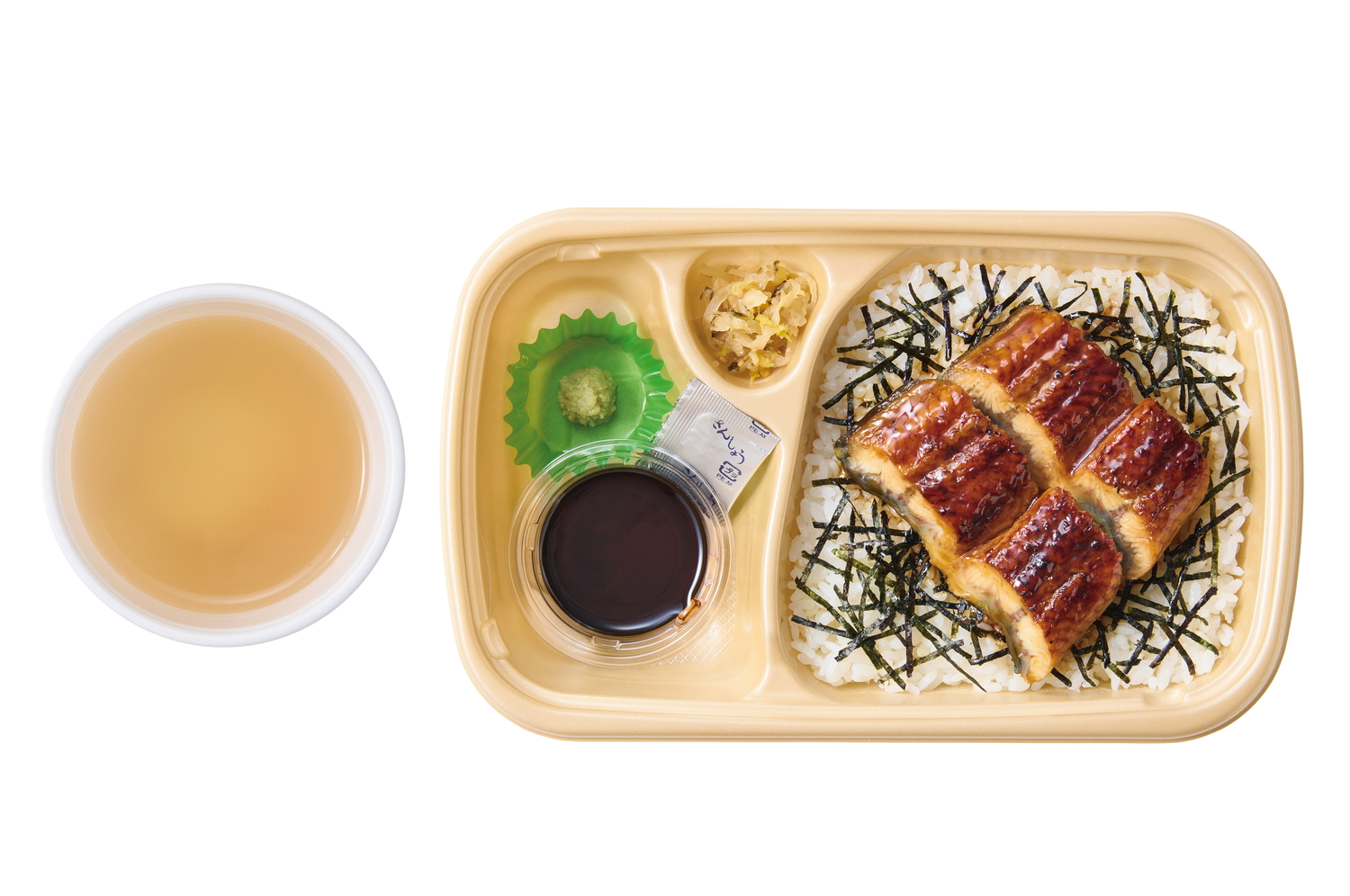 「テイクアウト うなぎまぶし だし付」（1290円）