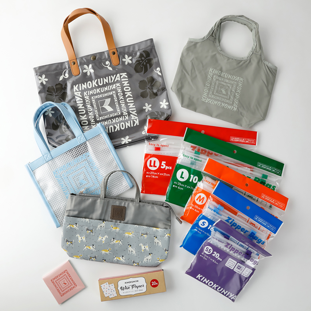 「夏のハッピーボックス　お楽しみバッグセット（ダークグレイ）」（1万円）