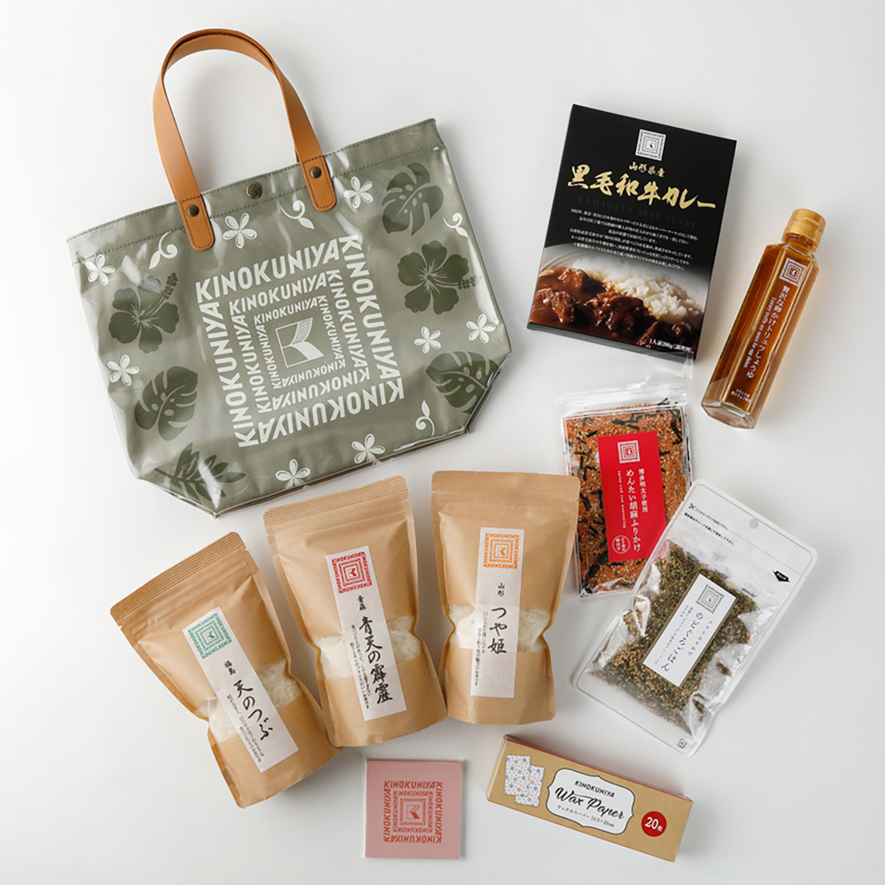 「夏のハッピーボックス　お米を味わう食べ比べセット」（1万円）