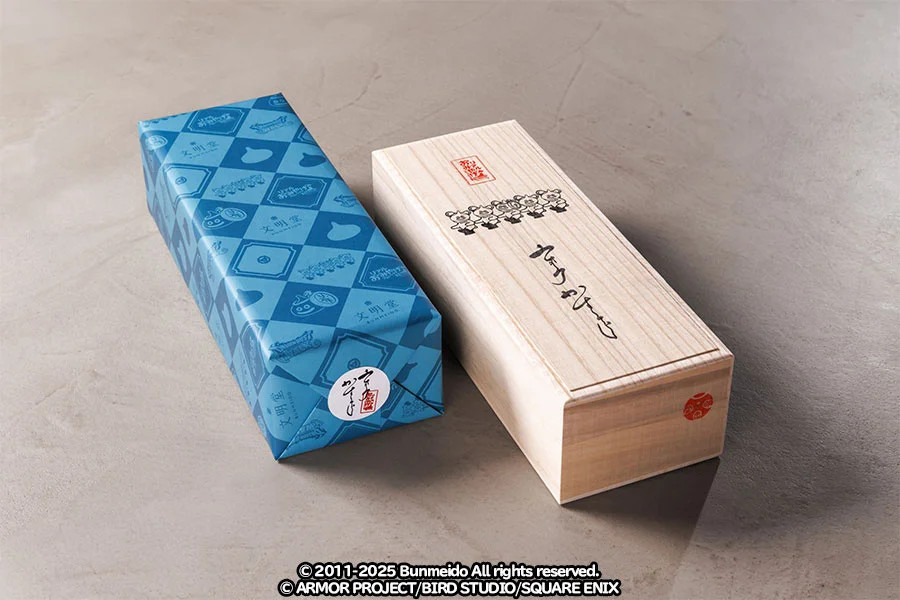 オリジナルデザインの桐箱仕様