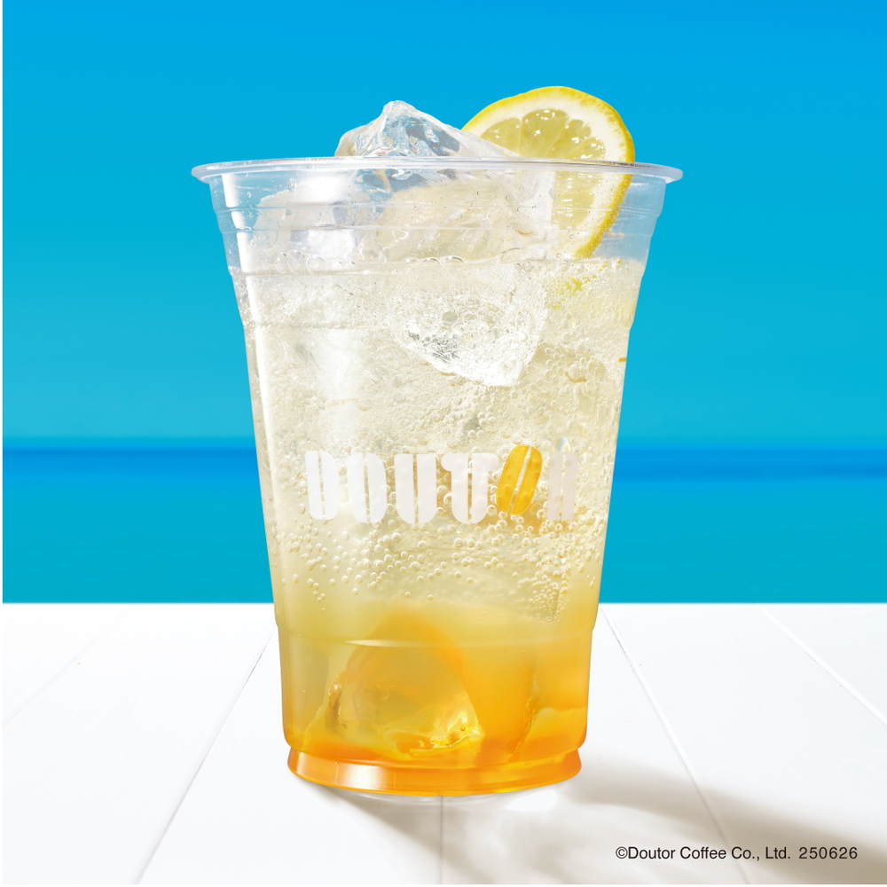 パッションフルーツレモネードソーダ（550円）