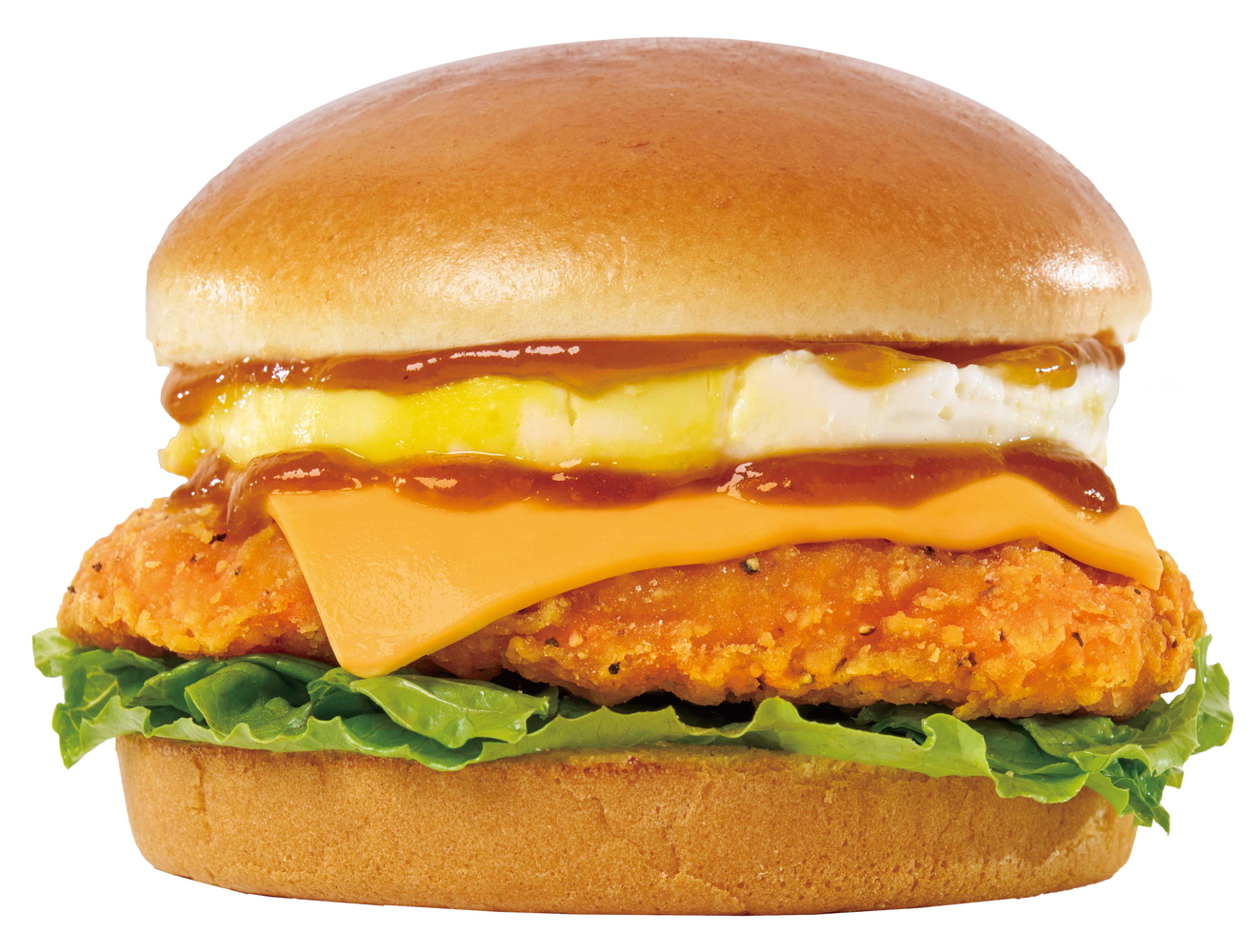 ロコモコスパイシーチキンフィレバーガー（790円）