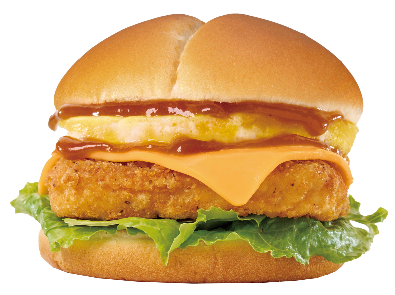 ロコモコクリスピーチキンバーガー（600円）