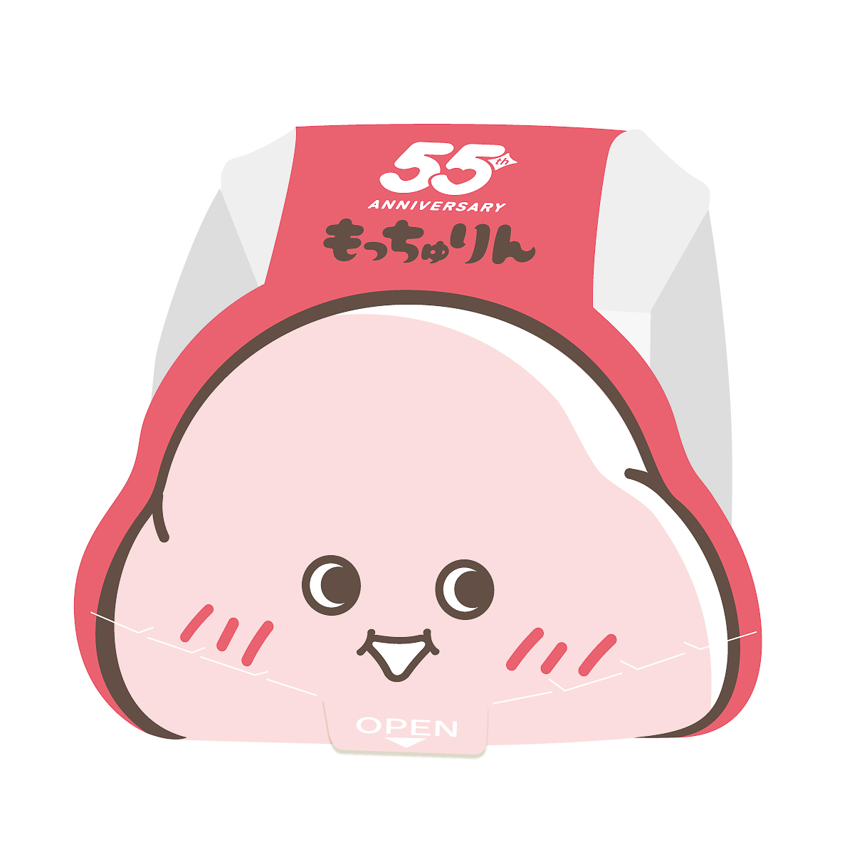 「もっちゅりん」をデザインしたパッケージ