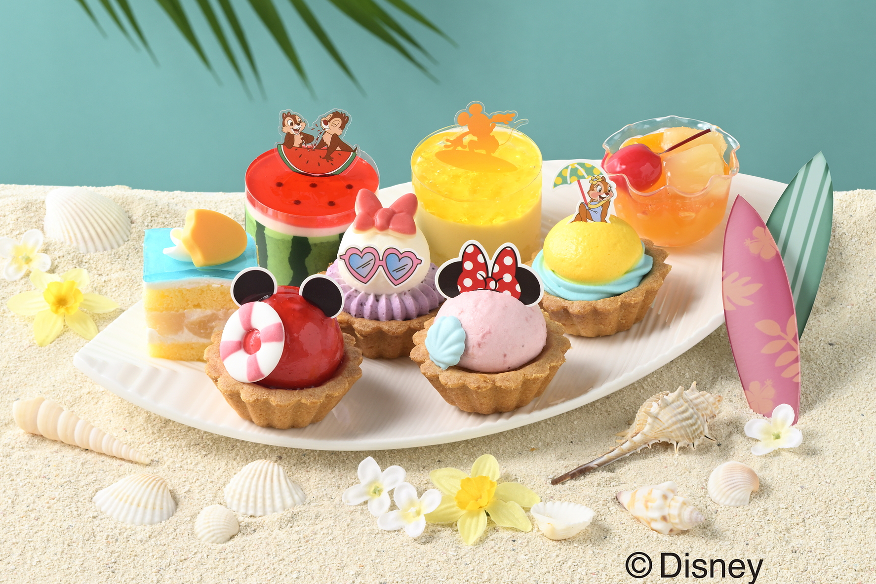 銀座コージーコーナー「＜ミッキー＆フレンズ＞海でエンジョイ！（8個入）」