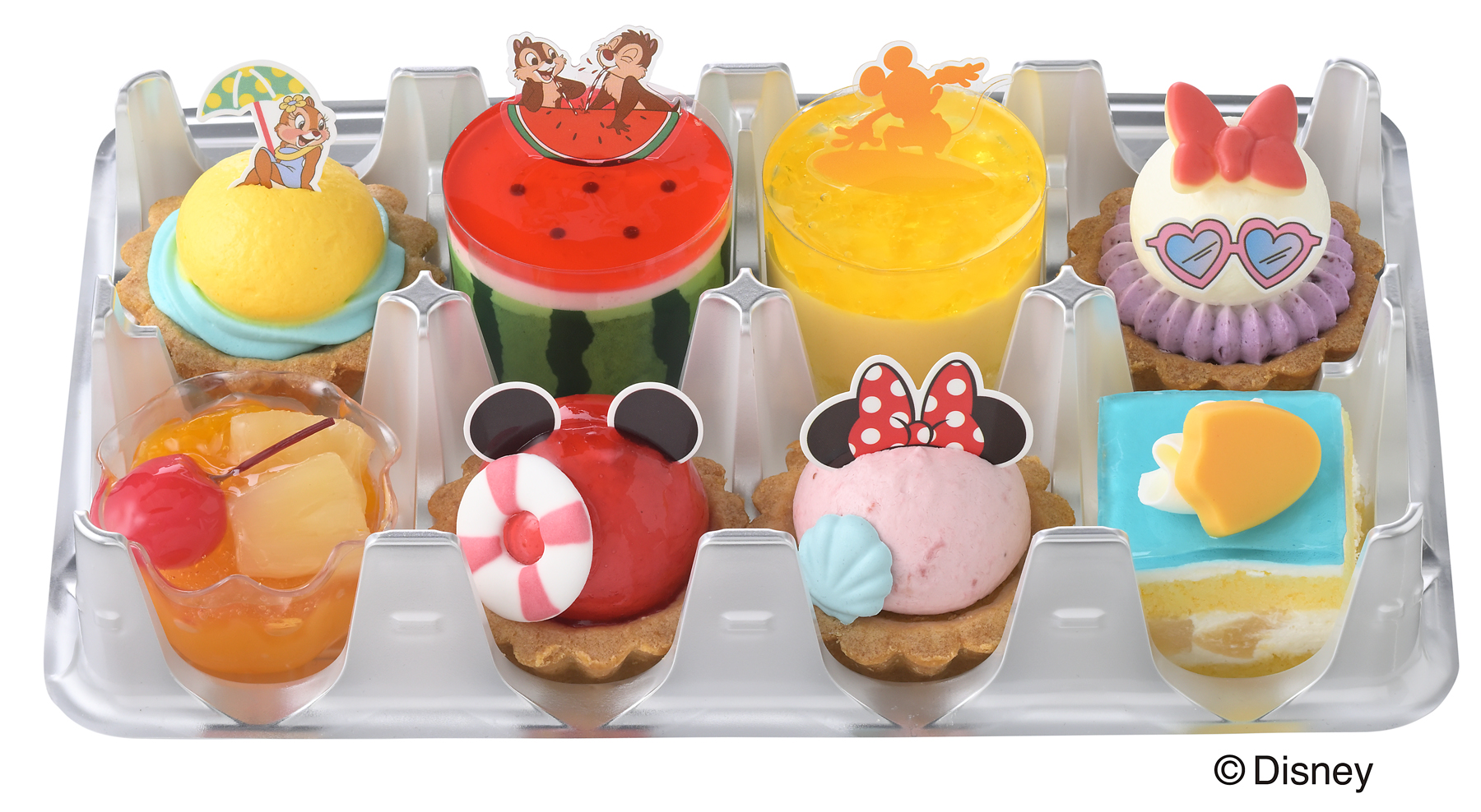 「＜ミッキー＆フレンズ＞海でエンジョイ！（8個入）」の内容