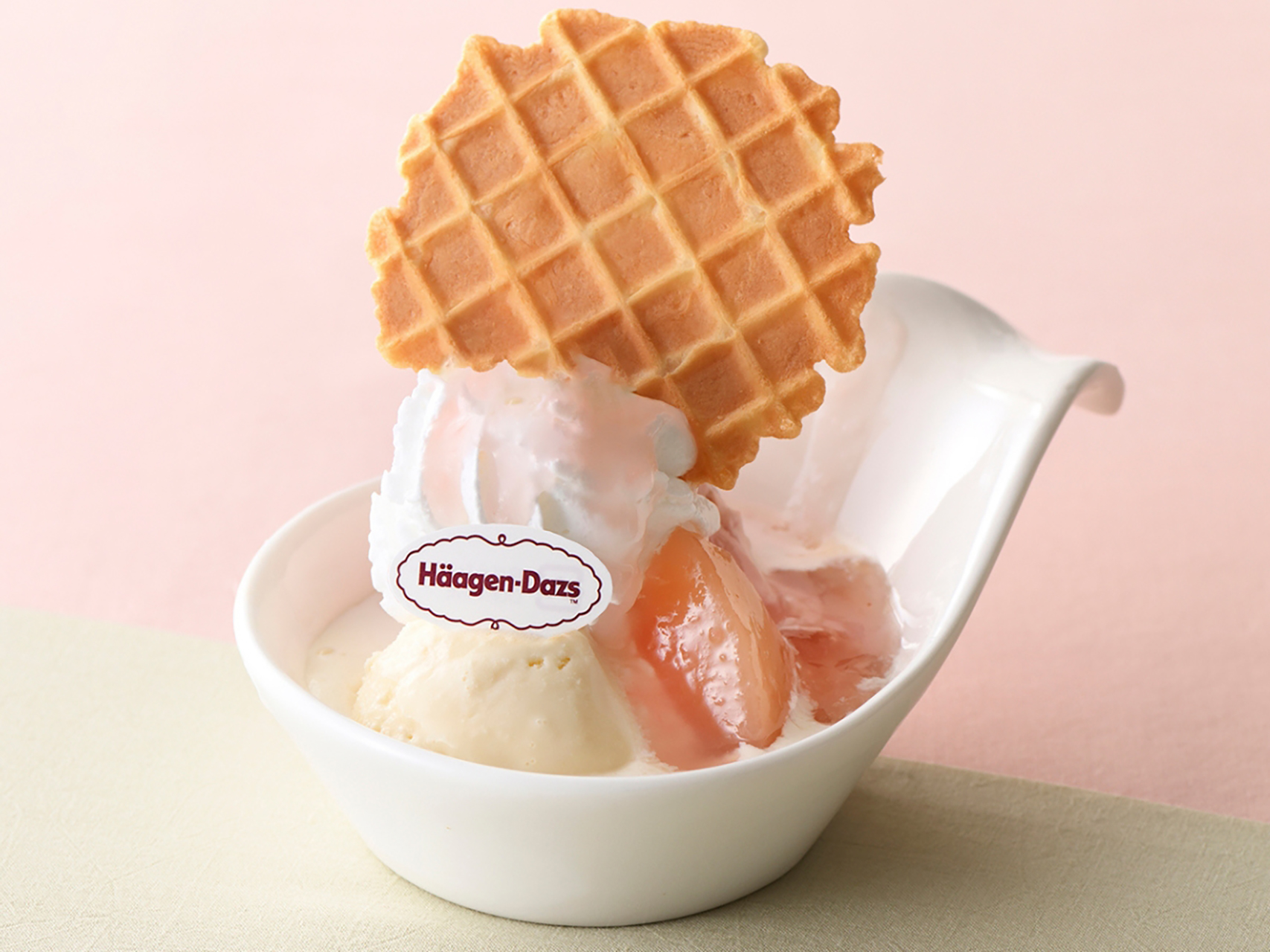 ハーゲンダッツ 白桃サンデー