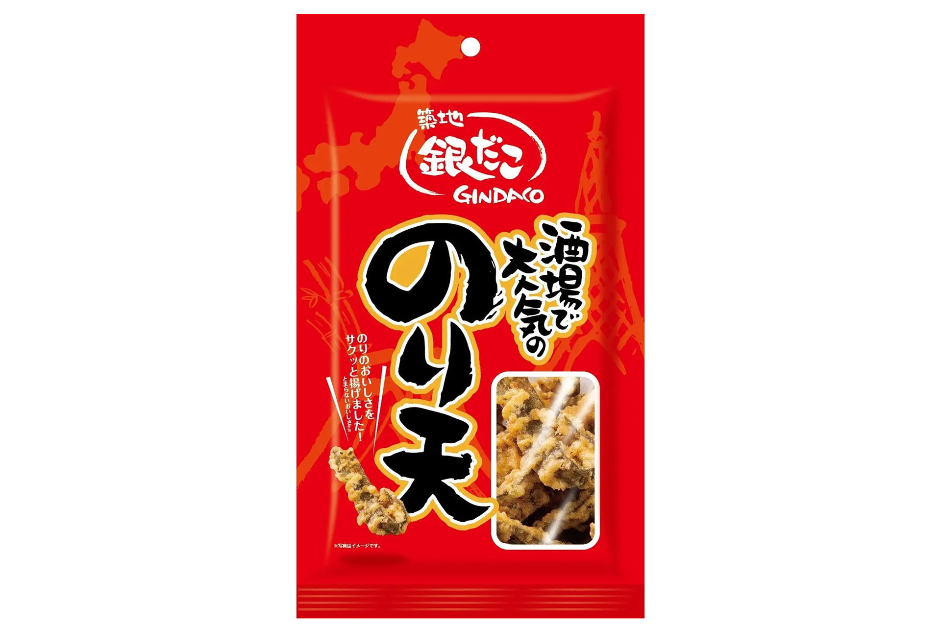 「築地銀だこ のり天（ガーリック味）」（268円）