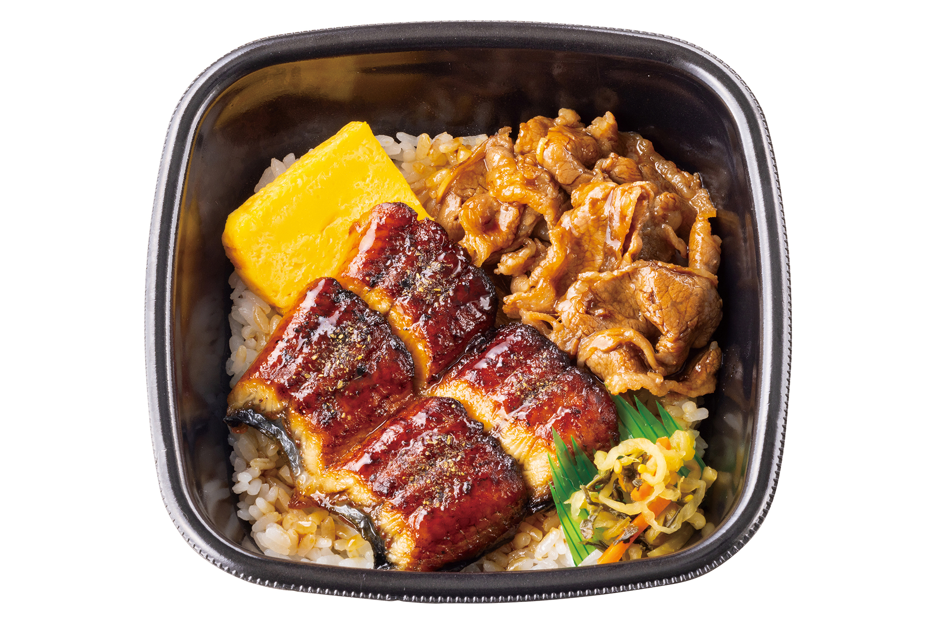 「甘辛牛肉と楽しむ 牛すきうな重（2切れ）」（940円）